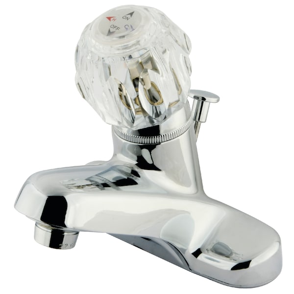 4" Centerset Bathroom Faucet, Chrome